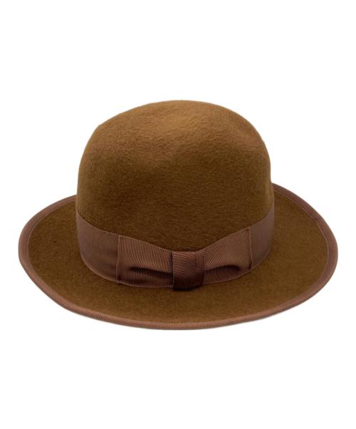 STETSON（ステットソン）STETSON (ステットソン) 150th ANNIVERSARY OPEN CROWN HAT ブラウンの古着・服飾アイテム