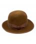 STETSON (ステットソン) 150th ANNIVERSARY OPEN CROWN HAT ブラウン：14000円