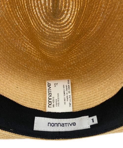 nonnative（ノンネイティブ）nonnative (ノンネイティブ) パナマハット ベージュ サイズ:1の古着・服飾アイテム