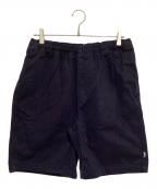 stussyステューシー）の古着「BRUSHED BEACH SHORT」｜ネイビー
