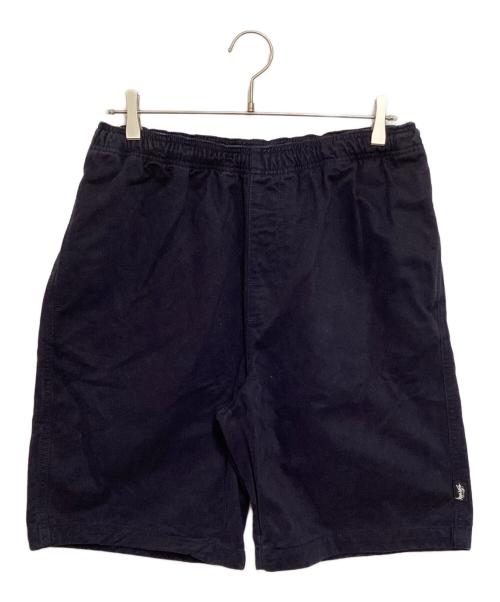 stussy（ステューシー）stussy (ステューシー) BRUSHED BEACH SHORT ネイビー サイズ:Lの古着・服飾アイテム