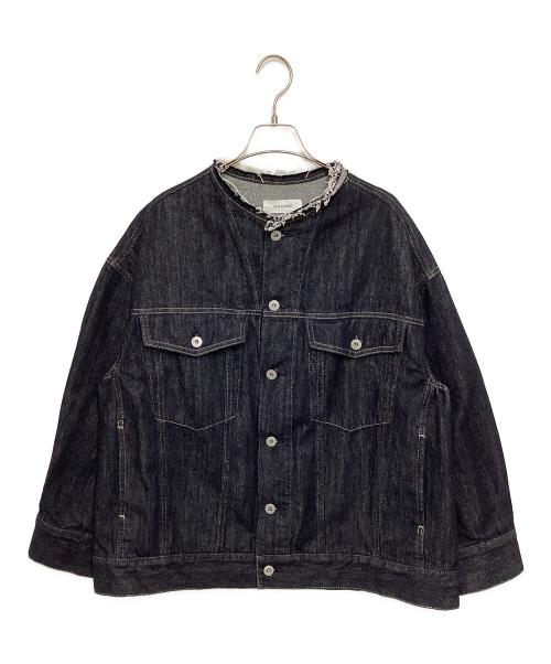 STYLE MIXER（スタイルミキサー）STYLE MIXER (スタイルミキサー) ノーカラーデニムジャケット インディゴ サイズ:Freeの古着・服飾アイテム