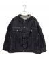 STYLE MIXER（スタイルミキサー）の古着「ノーカラーデニムジャケット」｜インディゴ