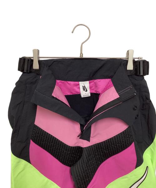 NIKE（ナイキ）NIKE (ナイキ) AMBUSH (アンブッシュ) モーターサイクルパンツ ピンク×ブラック サイズ:Mの古着・服飾アイテム