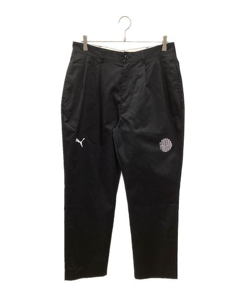 PUMA（プーマ）PUMA (プーマ) tangram (タングラム) チノパン ブラック サイズ:Lの古着・服飾アイテム