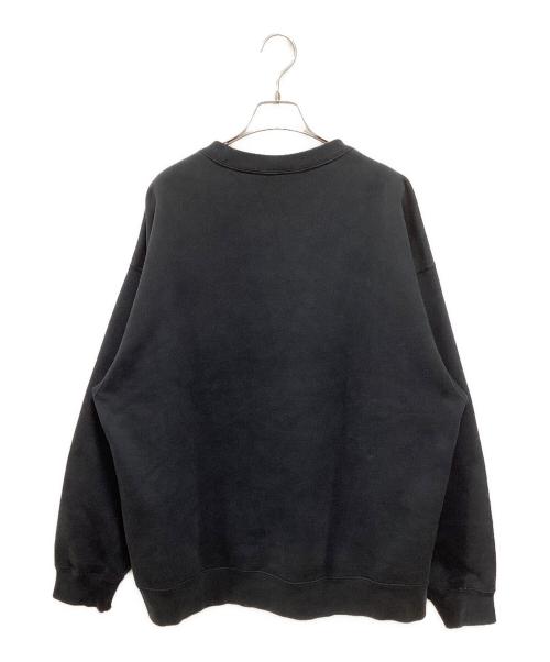 NIKE（ナイキ）NIKE (ナイキ) stussy (ステューシー) Fleece Crew Sweatshirt ブラック サイズ:Lの古着・服飾アイテム