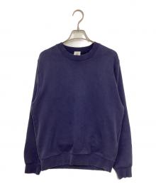 6(ROKU) BEAUTY&YOUTH（ロク ビューティーアンドユース）の古着「ダメージ加工クルーネックスウェット」｜ネイビー
