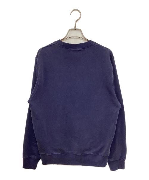 6(ROKU) BEAUTY&YOUTH（ロク ビューティーアンドユース）6(ROKU) BEAUTY&YOUTH (ロク ビューティーアンドユース) ダメージ加工クルーネックスウェット ネイビー サイズ:Sの古着・服飾アイテム