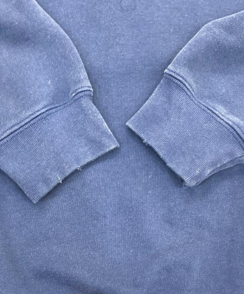 6(ROKU) BEAUTY&YOUTH（ロク ビューティーアンドユース）6(ROKU) BEAUTY&YOUTH (ロク ビューティーアンドユース) ダメージ加工クルーネックスウェット ネイビー サイズ:Sの古着・服飾アイテム