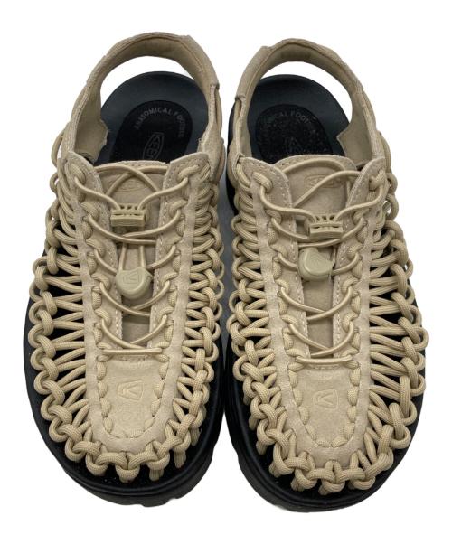KEEN（キーン）KEEN (キーン) オールジェンダー サンダル ベージュ×ブラック サイズ:24cmの古着・服飾アイテム