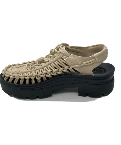 KEEN（キーン）KEEN (キーン) オールジェンダー サンダル ベージュ×ブラック サイズ:24cmの古着・服飾アイテム