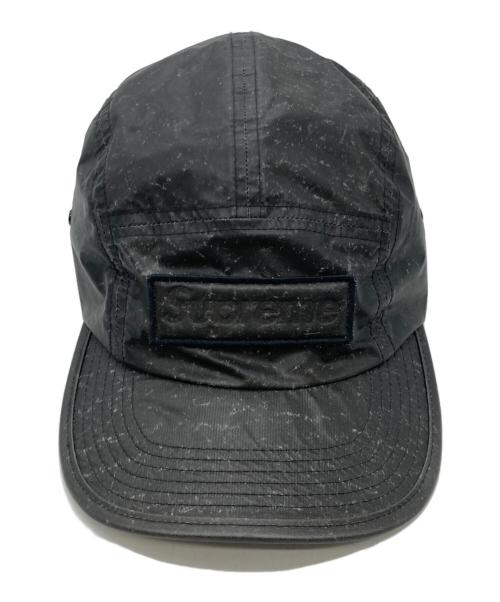 SUPREME（シュプリーム）Supreme (シュプリーム) Reflective Speckled Camp Cap ブラックの古着・服飾アイテム