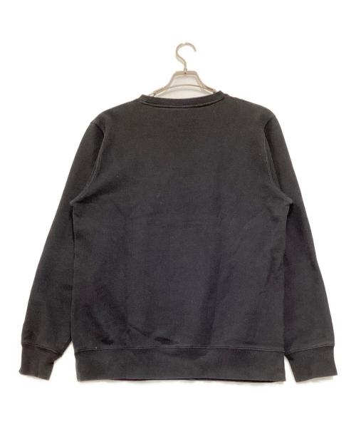 stussy（ステューシー）stussy (ステューシー) クルーネックスウェット ブラック サイズ:Ｌの古着・服飾アイテム