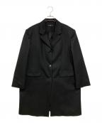 GBHジーエイチビー）の古着「OVERSIZED MID-LENGTH COAT」｜ブラック