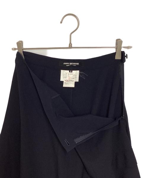 JUNYA WATANABE COMME des GARCONS（ジュンヤワタナベ コムデギャルソン）JUNYA WATANABE COMME des GARCONS ((ジュンヤワタナベ コムデギャルソン) ウールスカート ネイビー サイズ:Mの古着・服飾アイテム