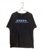 stussyステューシー）の古着「90S' プリントTシャツ」｜ブラック