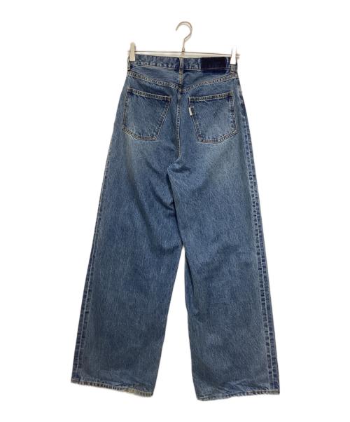 Eongul（ヨングル）Eongul (ヨングル) タックデザインルーズデニム インディゴ サイズ:01の古着・服飾アイテム