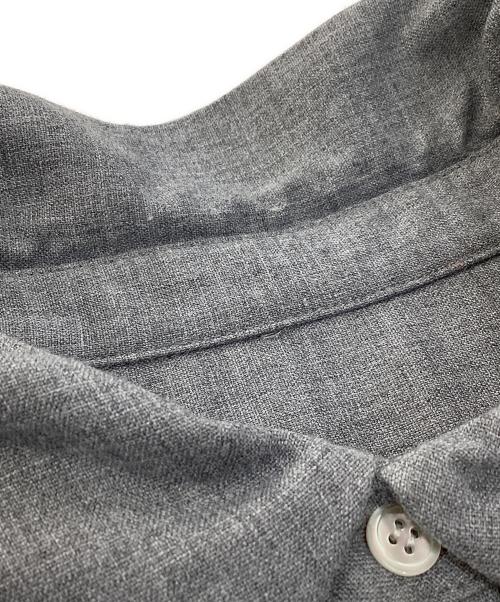 MAISON SPECIAL（メゾンスペシャル）MAISON SPECIAL (メゾンスペシャル) カットオフクロップドシャツ グレー サイズ:FREEの古着・服飾アイテム
