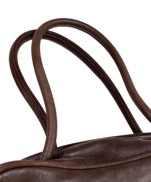 LOEWE（ロエベ）LOEWE (ロエベ) アナグラム レザー ミニハンドバッグ ブラウンの古着・服飾アイテム