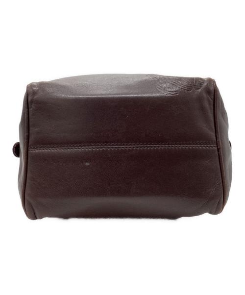 LOEWE（ロエベ）LOEWE (ロエベ) アナグラム レザー ミニハンドバッグ ブラウンの古着・服飾アイテム