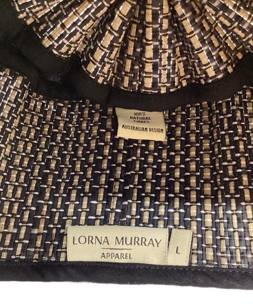 Lorna Murray（ローナマーレイ）Lorna Murray (ローナマーレイ) カプリハット ブラック×ベージュの古着・服飾アイテム