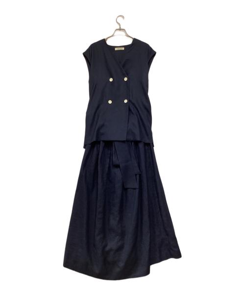 MOGA（モガ）MOGA (モガ) ジレワンピース ネイビー サイズ:2の古着・服飾アイテム