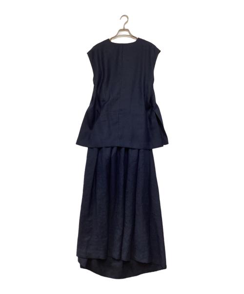 MOGA（モガ）MOGA (モガ) ジレワンピース ネイビー サイズ:2の古着・服飾アイテム