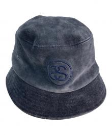 stussy（ステューシー）の古着「スウェードハット」｜ブラック
