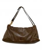 MIU MIUミュウミュウ）の古着「オールドレザーショルダーバッグ」｜ブラウン