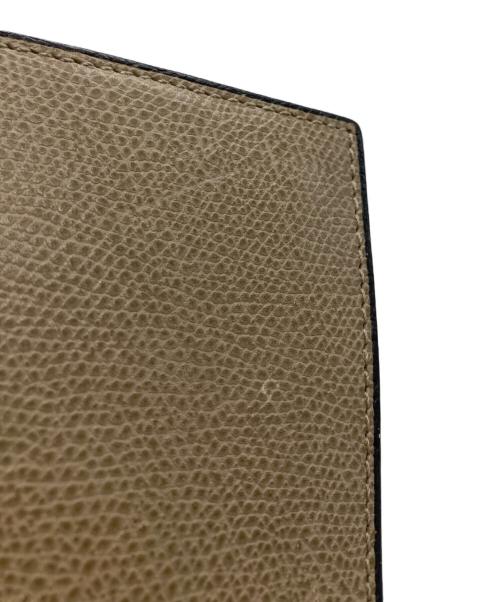 Valextra（ヴァレクストラ）Valextra (ヴァレクストラ) 2つ折りマネークリップ ベージュの古着・服飾アイテム