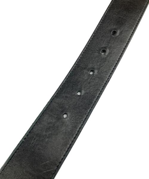 GUCCI（グッチ）GUCCI (グッチ) GGマーモントベルト ブラック×ゴールドの古着・服飾アイテム