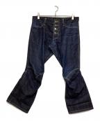 NEMETHネメス）の古着「立体裁断クロップドデニムパンツ」｜インディゴ