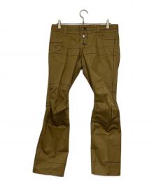 NEMETH（ネメス）の古着「プリント立体裁断パンツ」｜ブラウン