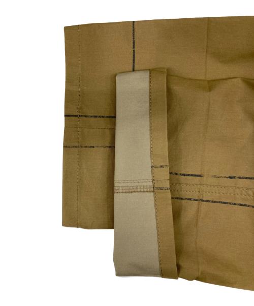 NEMETH（ネメス）NEMETH (ネメス) プリント立体裁断パンツ ブラウン サイズ:Mの古着・服飾アイテム