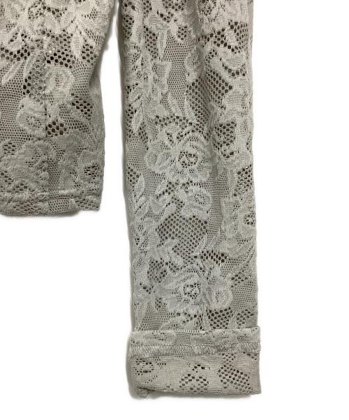 Snidel（スナイデル）Snidel (スナイデル) Chacott (チャコット) レース柄編みプルオーバー グレー サイズ:ONE SIZEの古着・服飾アイテム