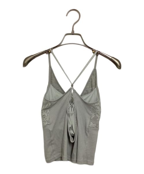 Snidel（スナイデル）Snidel (スナイデル) Chacott (チャコット) レース柄編みプルオーバー グレー サイズ:ONE SIZEの古着・服飾アイテム