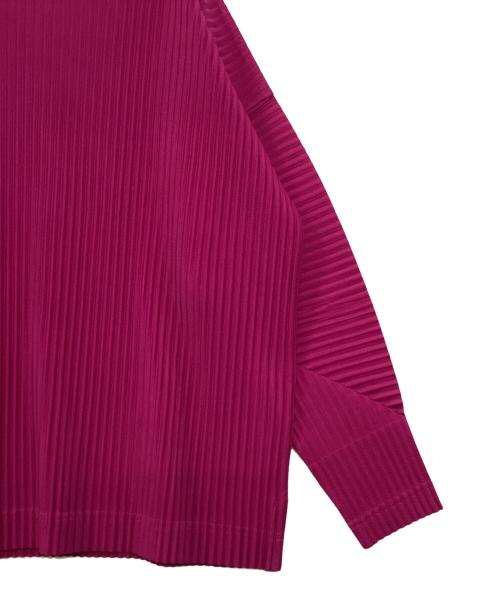 HOMME PLISSE ISSEY MIYAKE（オム プリッセ イッセイ ミヤケ）HOMME PLISSE ISSEY MIYAKE (オム プリッセ イッセイ ミヤケ) プリーツカットソー ピンク サイズ:2の古着・服飾アイテム