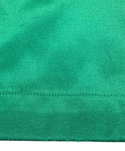 ISSEY MIYAKE（イッセイミヤケ）ISSEY MIYAKE (イッセイミヤケ) サテンスカート グリーン サイズ:2の古着・服飾アイテム