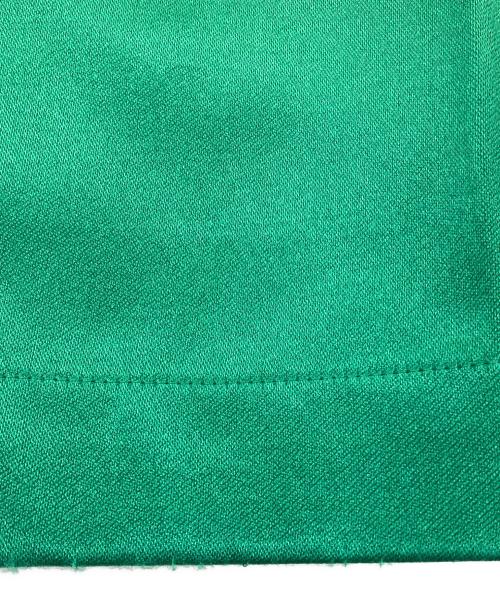 ISSEY MIYAKE（イッセイミヤケ）ISSEY MIYAKE (イッセイミヤケ) サテンスカート グリーン サイズ:2の古着・服飾アイテム