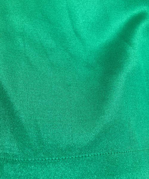 ISSEY MIYAKE（イッセイミヤケ）ISSEY MIYAKE (イッセイミヤケ) サテンスカート グリーン サイズ:2の古着・服飾アイテム