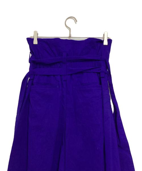 ISSEY MIYAKE（イッセイミヤケ）ISSEY MIYAKE (イッセイミヤケ) ハイウエストパンツ ブルー サイズ:2の古着・服飾アイテム