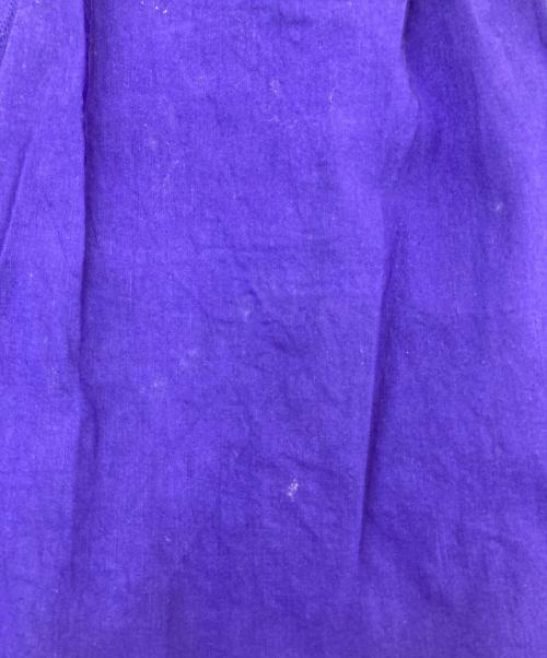 ISSEY MIYAKE（イッセイミヤケ）ISSEY MIYAKE (イッセイミヤケ) ハイウエストパンツ ブルー サイズ:2の古着・服飾アイテム