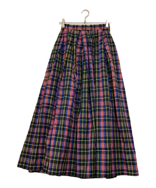 Ameri（アメリ）AMERI (アメリ) MEDI MANY WAY DEAR CHECK SET UP DRESS ブラック×レッド サイズ:Mの古着・服飾アイテム