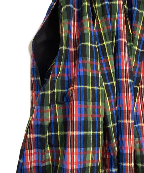 Ameri（アメリ）AMERI (アメリ) MEDI MANY WAY DEAR CHECK SET UP DRESS ブラック×レッド サイズ:Mの古着・服飾アイテム