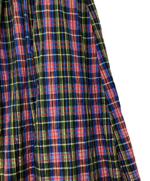 Ameri（アメリ）AMERI (アメリ) MEDI MANY WAY DEAR CHECK SET UP DRESS ブラック×レッド サイズ:Mの古着・服飾アイテム