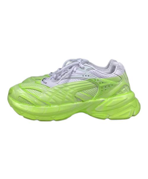 PUMA（プーマ）PUMA (プーマ) VELOPHASIS SLIME グリーン×ホワイト サイズ:27の古着・服飾アイテム