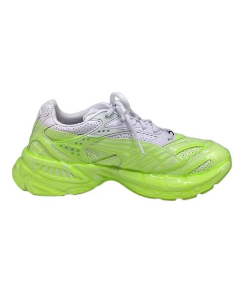 PUMA（プーマ）PUMA (プーマ) VELOPHASIS SLIME グリーン×ホワイト サイズ:27の古着・服飾アイテム