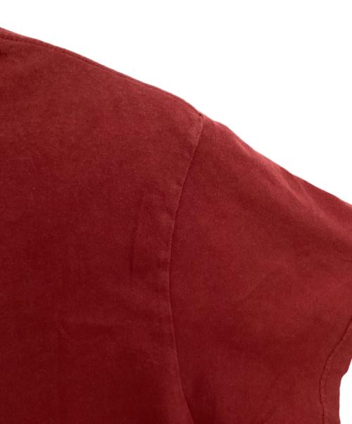 stussy（ステューシー）stussy (ステューシー) レオパードロゴプリントTシャツ レッド サイズ:Mの古着・服飾アイテム