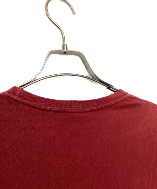 stussy（ステューシー）stussy (ステューシー) レオパードロゴプリントTシャツ レッド サイズ:Mの古着・服飾アイテム