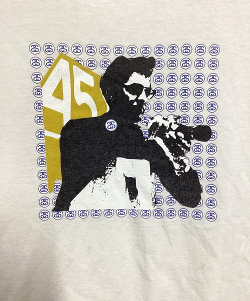 stussy（ステューシー）stussy (ステューシー) カメラマンプリントTシャツ ホワイト サイズ:Mの古着・服飾アイテム
